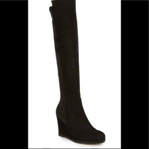 Navy Demiswoon' Over the Knee Boot